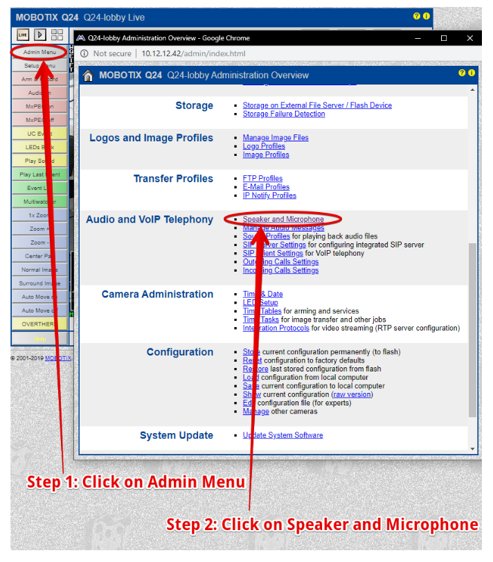 audio microphone input